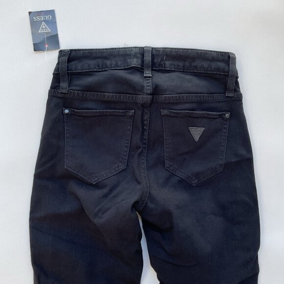 Guess Women’s Skinny Black Jeans Super Slim Fit Size 24 - Picture 10 of 11